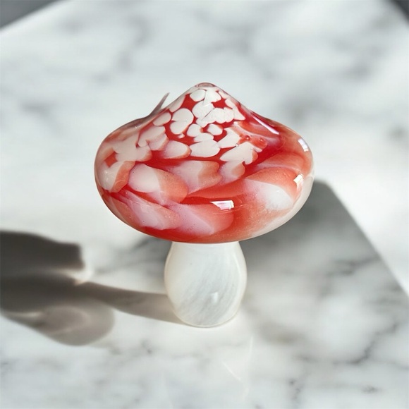 Glass Mushroom Decor Art - Picture 2 of 3